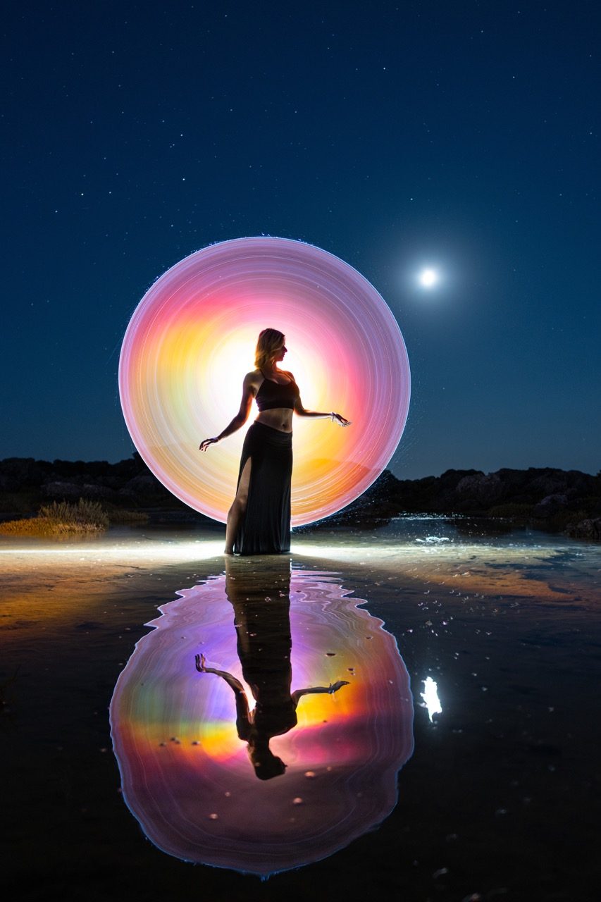 Light painting photo 2025 by Andrea Riezzo — Sublument — 044