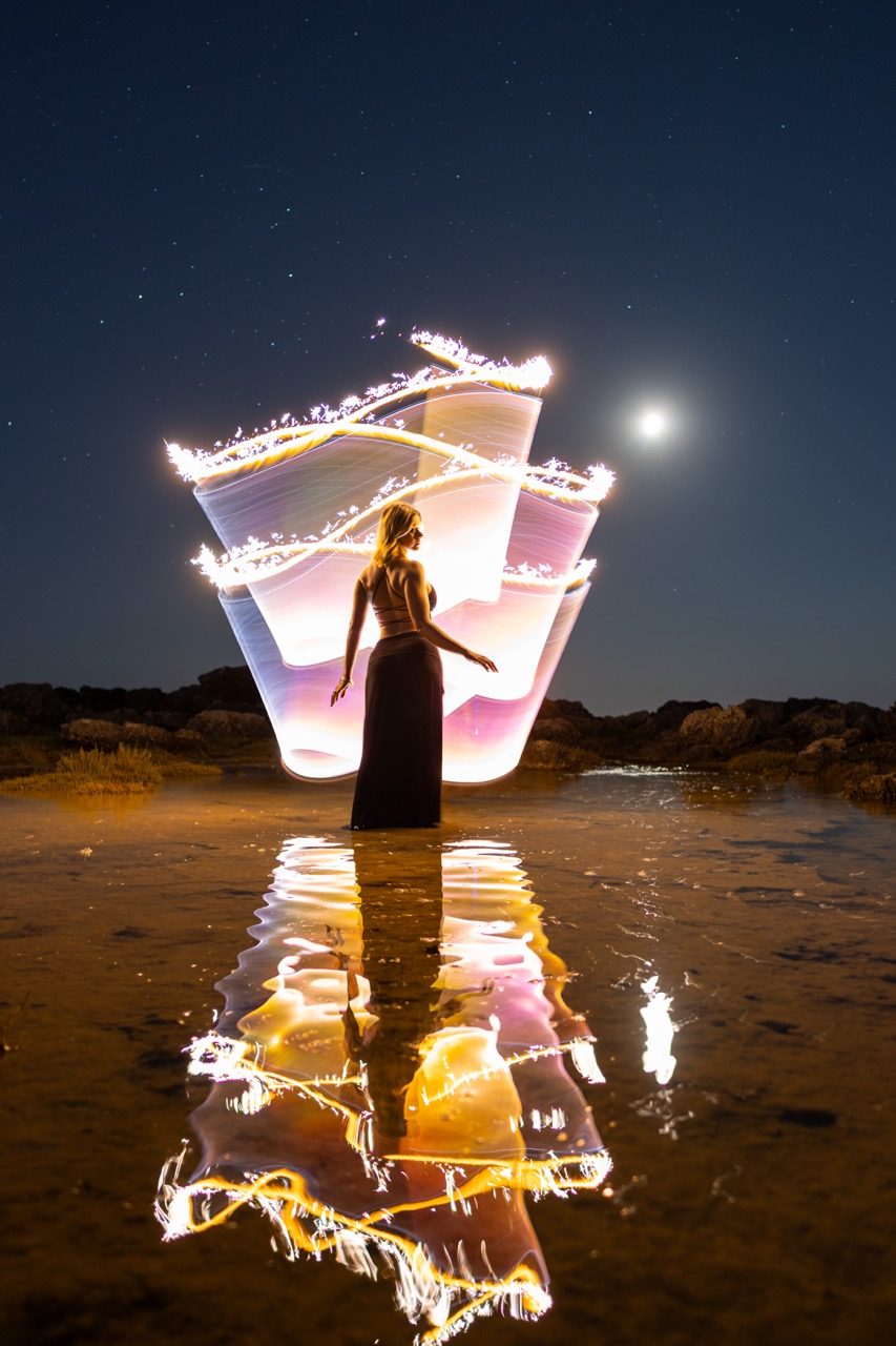 Light painting photo 2025 by Andrea Riezzo — Sublument — 045
