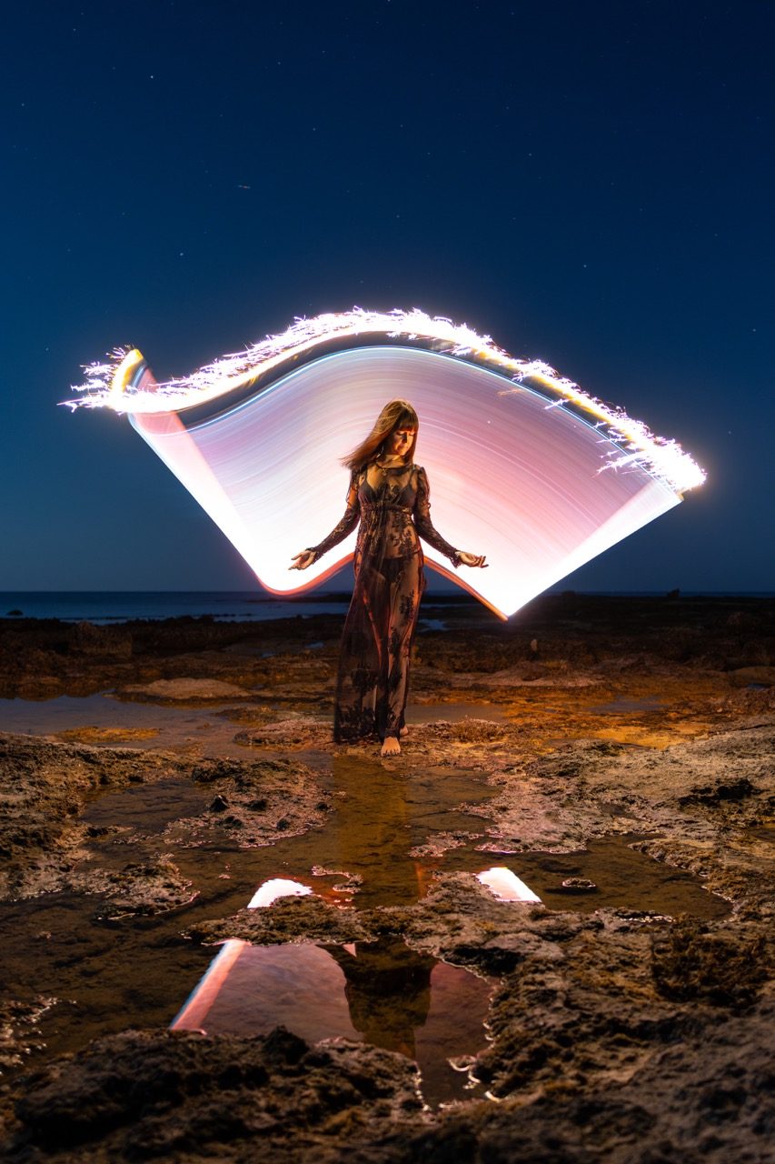 Light painting photo 2025 by Andrea Riezzo — Sublument — 048