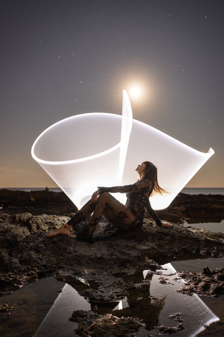 Light painting photo 2025 by Andrea Riezzo — Sublument — 050