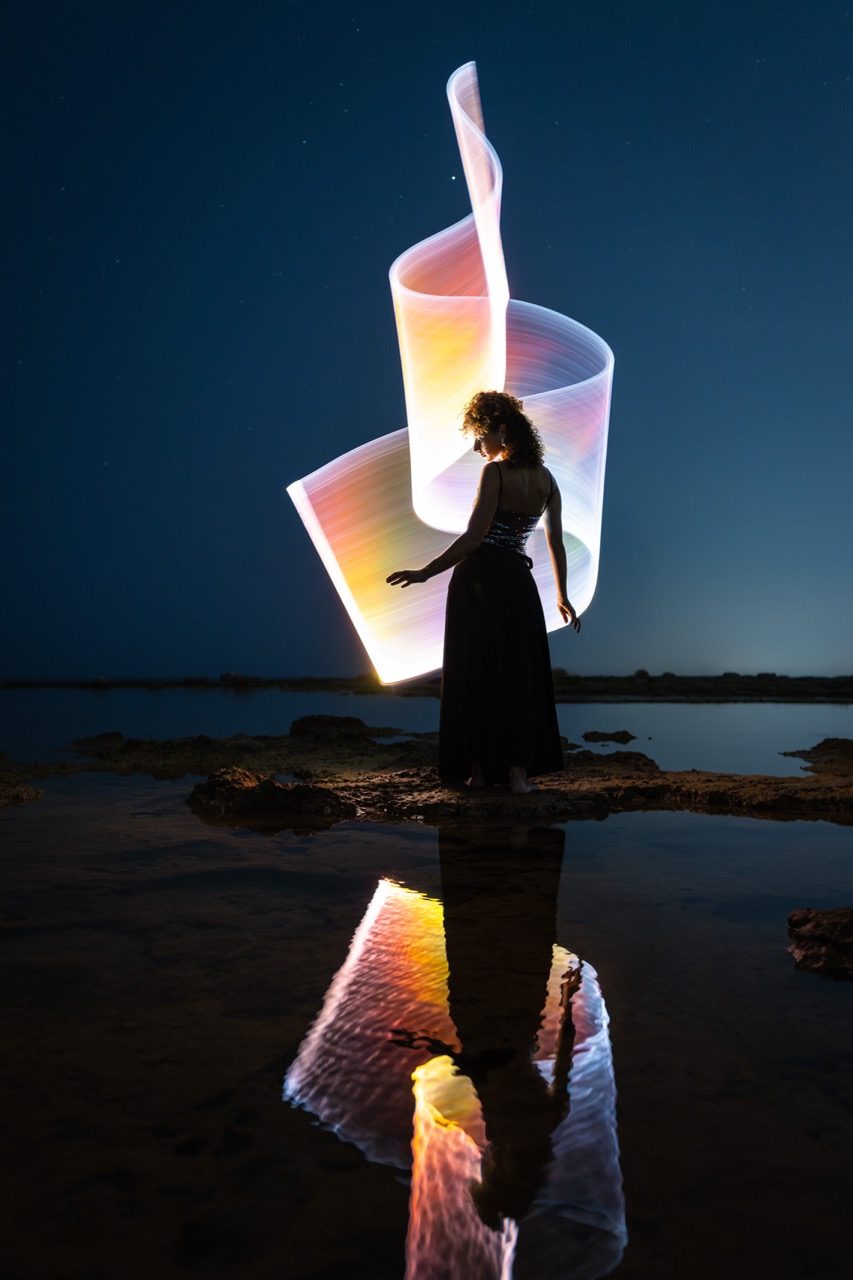 Light painting photo 2025 by Andrea Riezzo — Sublument — 058