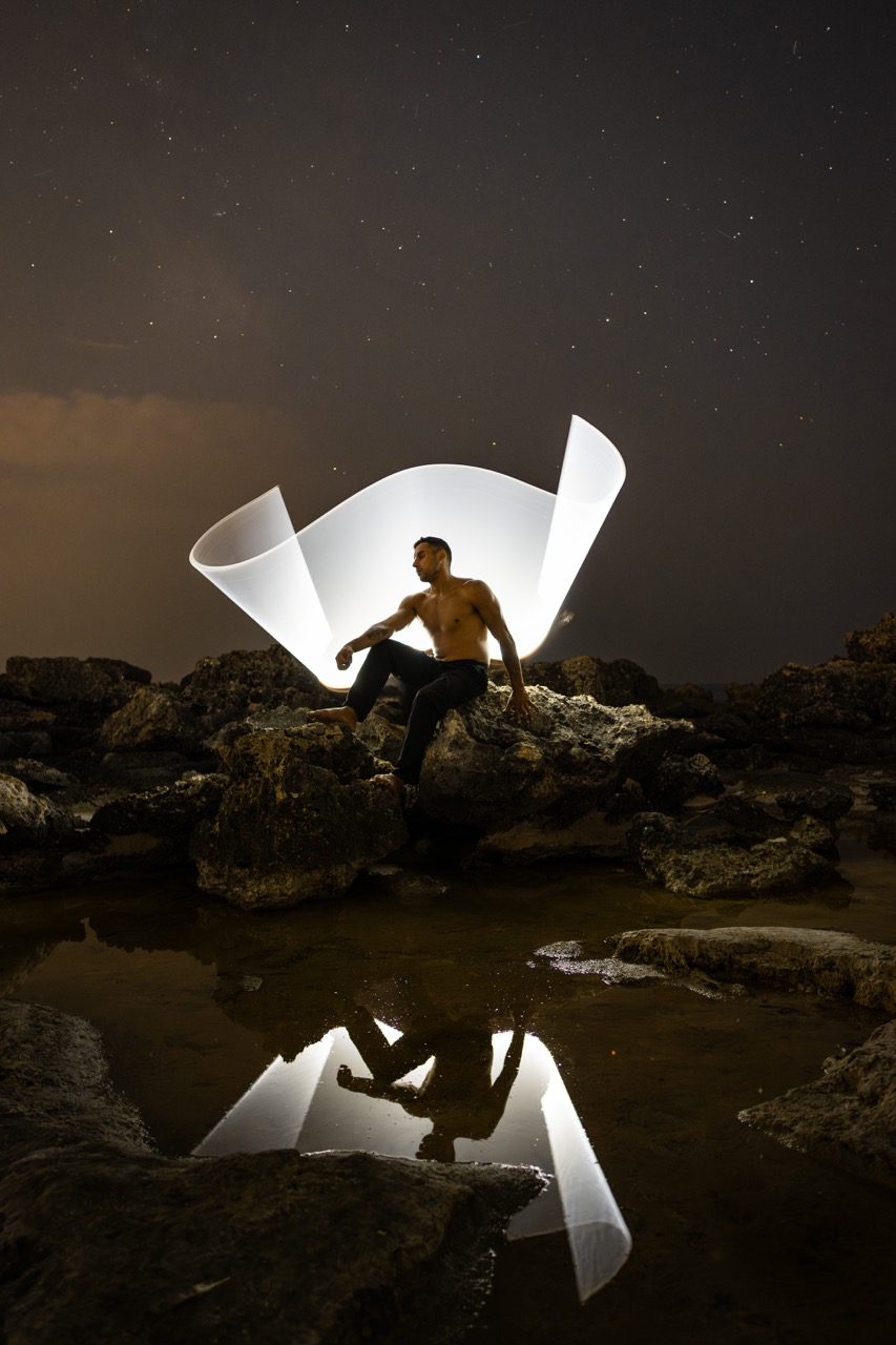 Light painting photo 2025 by Andrea Riezzo — Sublument — 059
