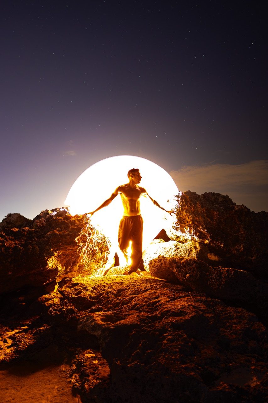 Light painting photo 2025 by Andrea Riezzo — Sublument — 060