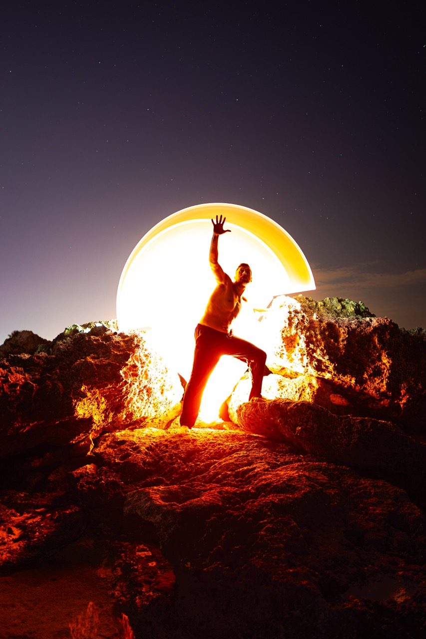 Light painting photo 2025 by Andrea Riezzo — Sublument — 061