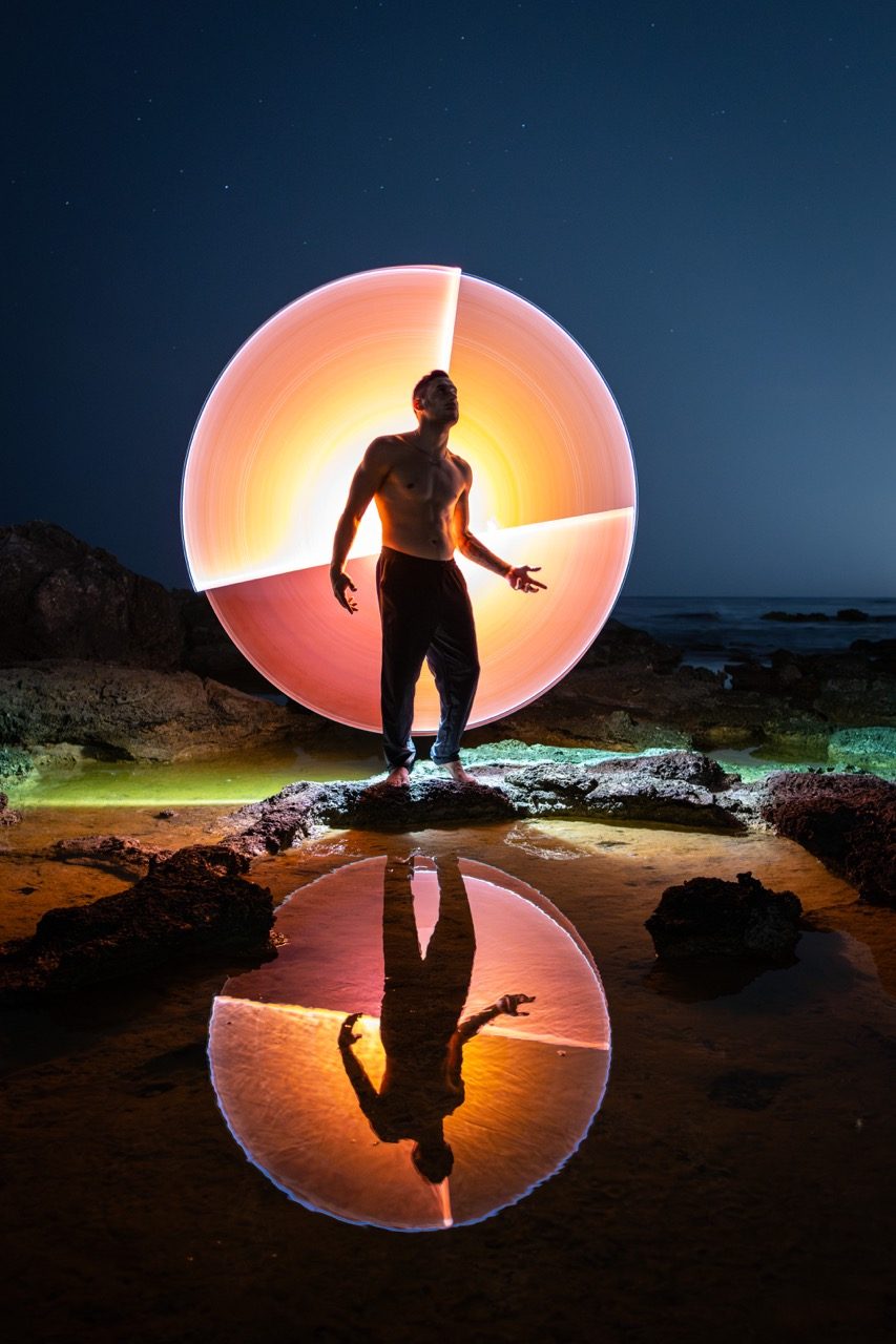 Light painting photo 2025 by Andrea Riezzo — Sublument — 062