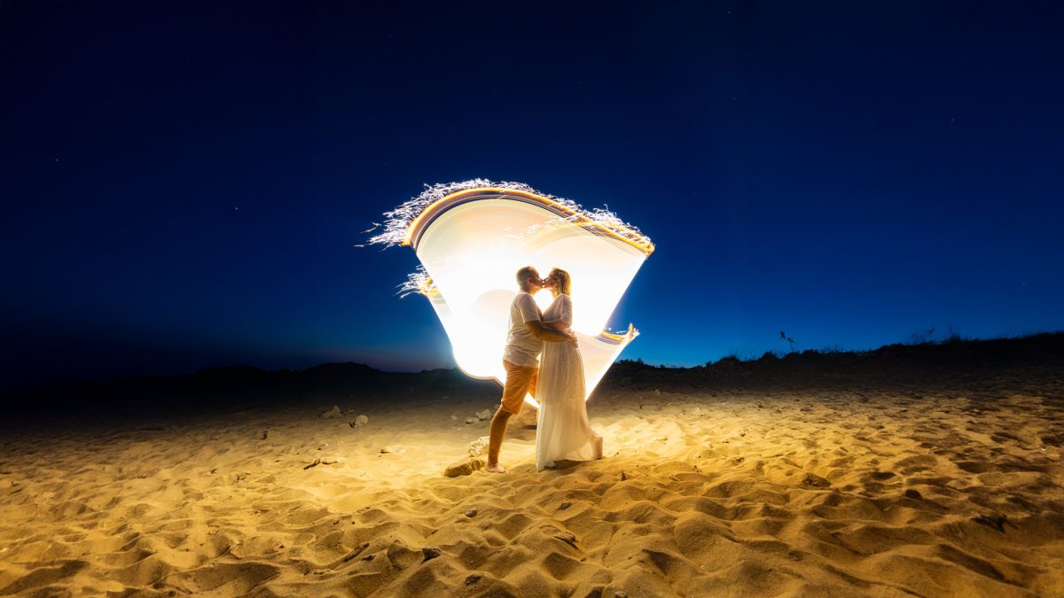 ritratti light painting