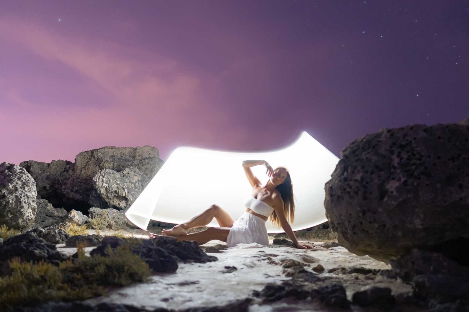 light-painting portraits