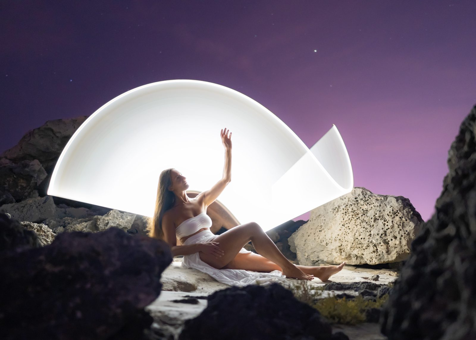 light-painting portraits