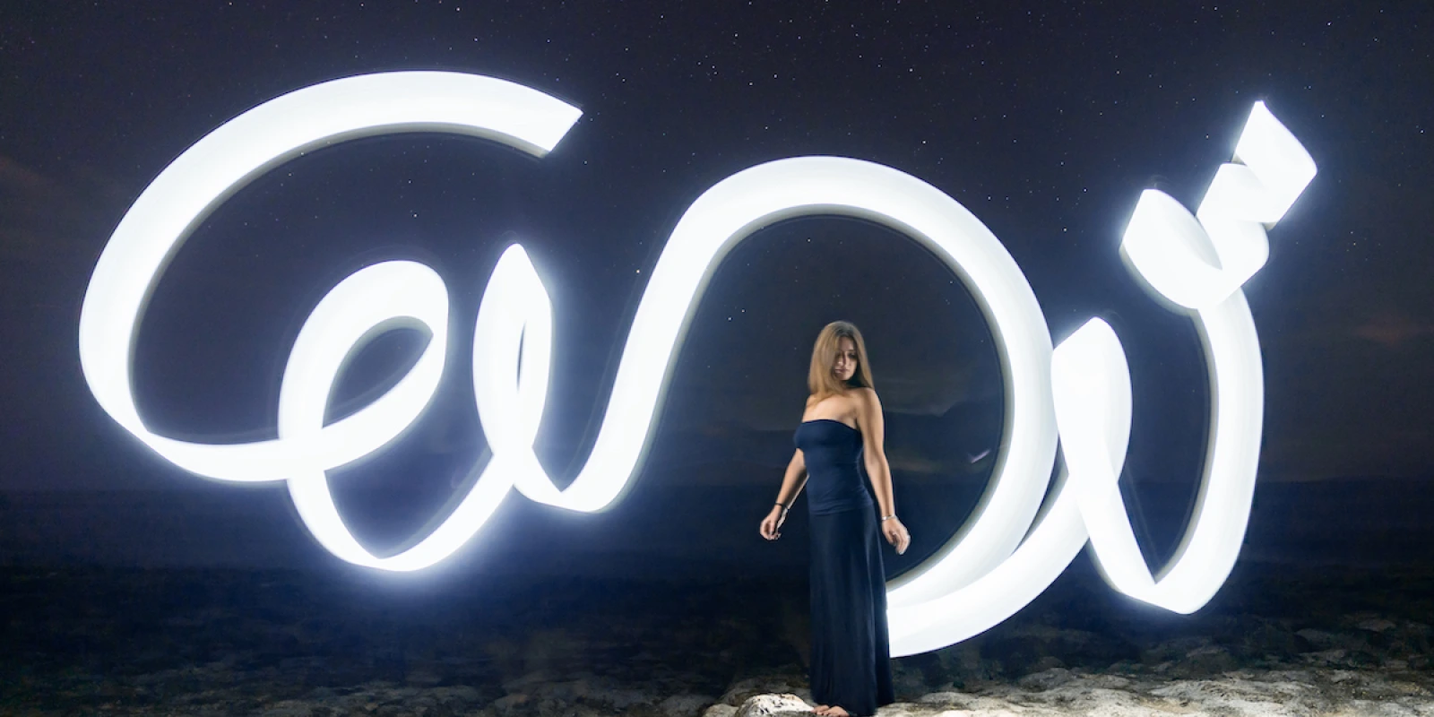 light painting short-tube