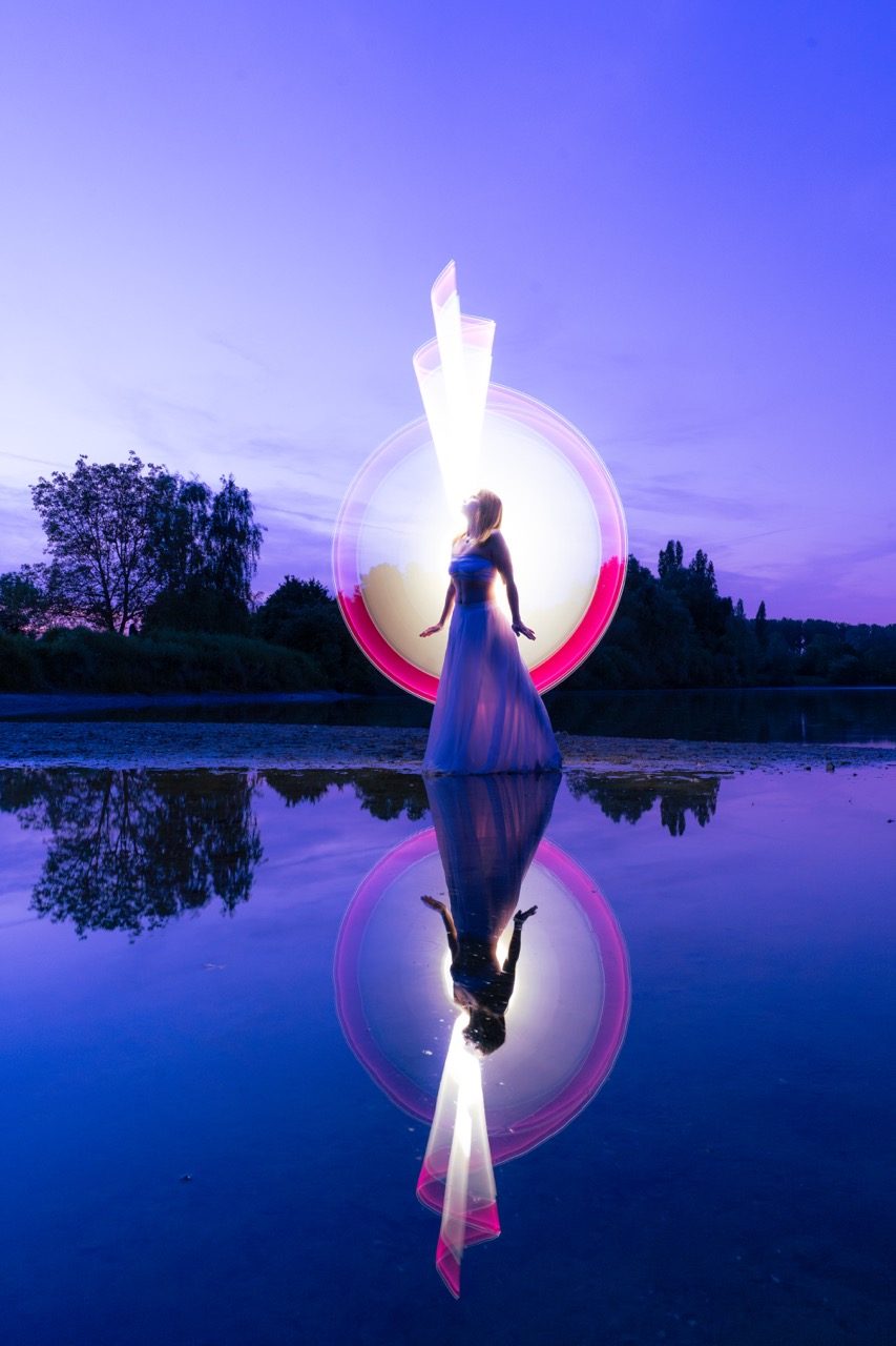 Light Painting in Paris