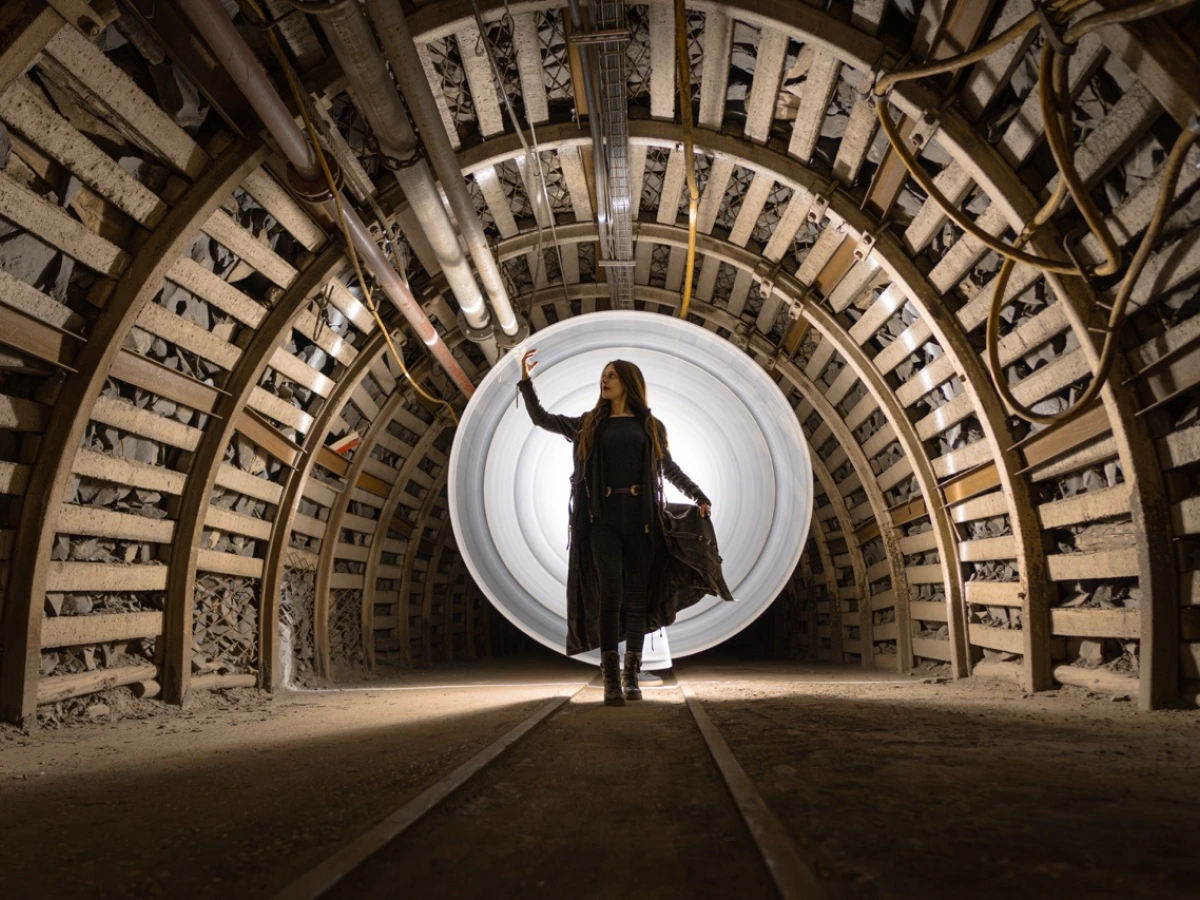 fotografia light-painting guido mine zabrze polonia