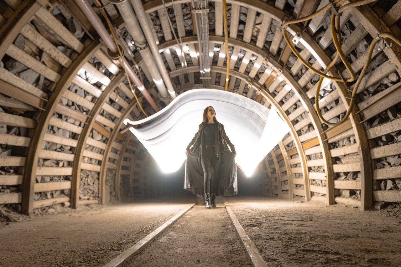 Light Painting in Guido Mine Poland