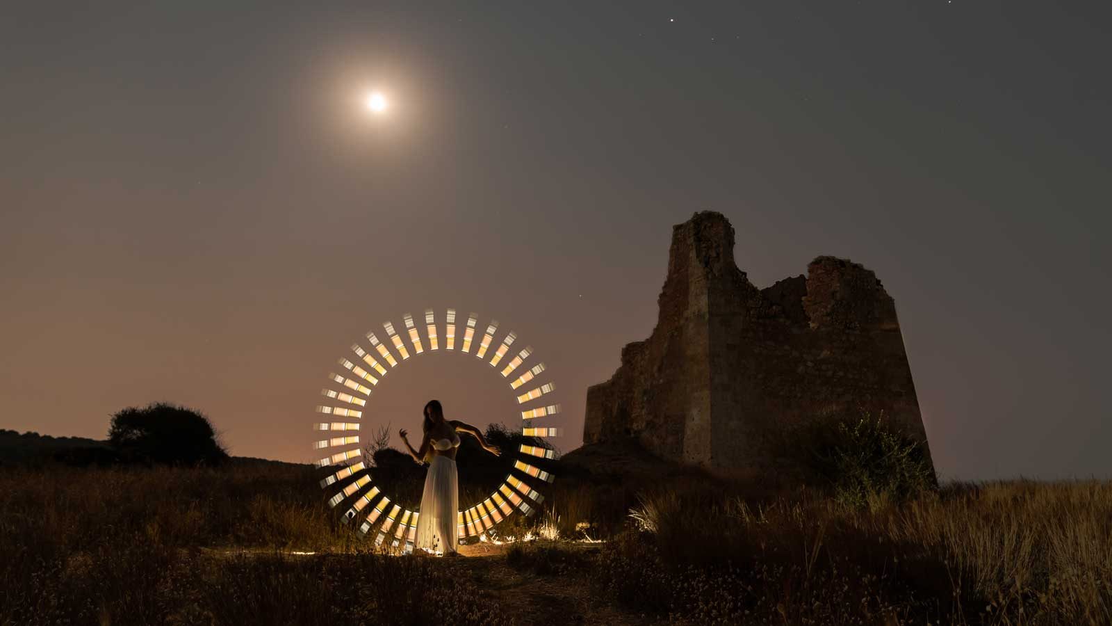 Light-Painting Torre uluzzo