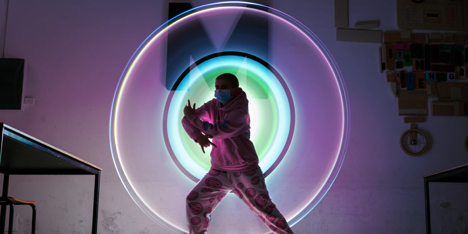 light-painting PCTO Ferrara