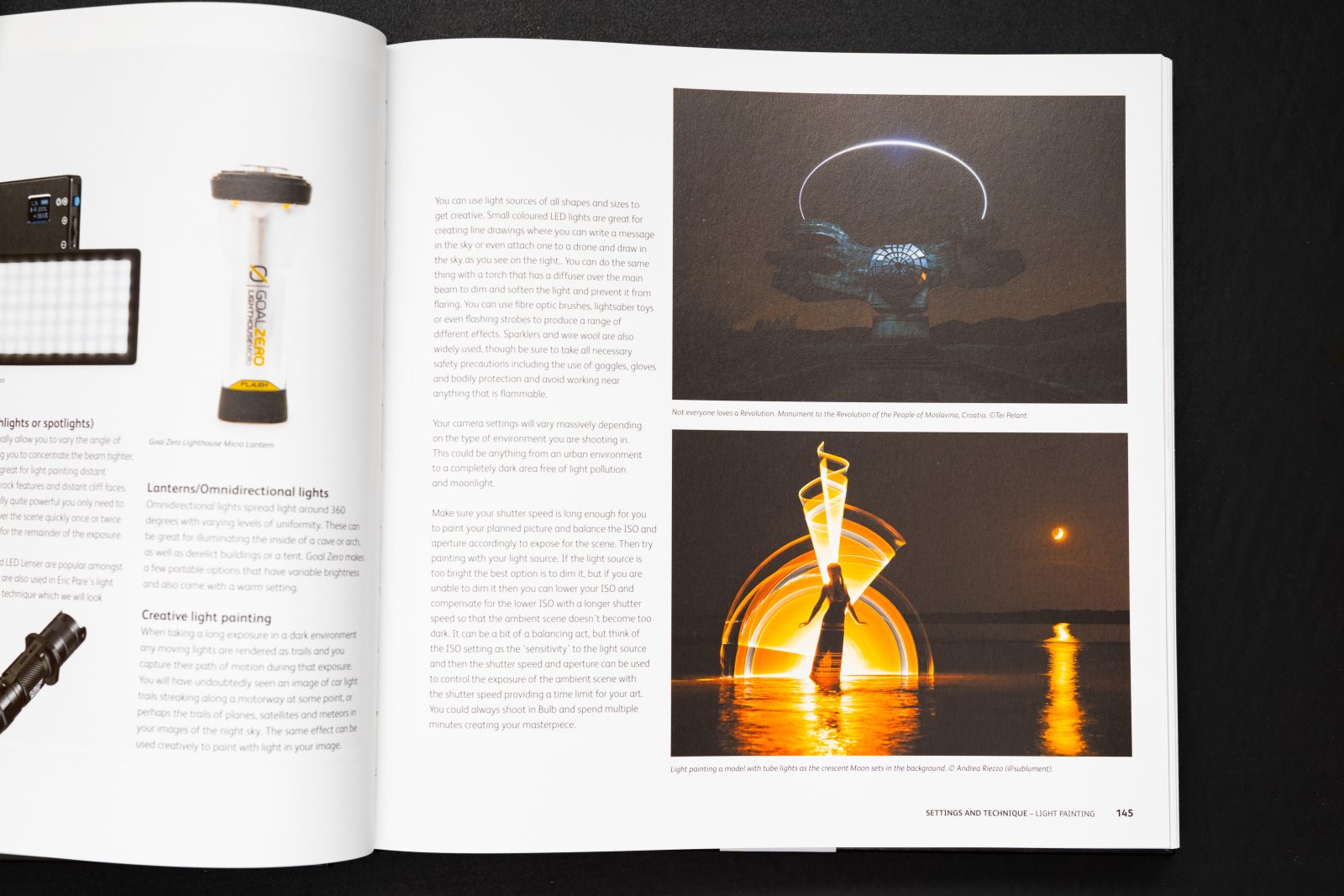 Light-Painting night photography book