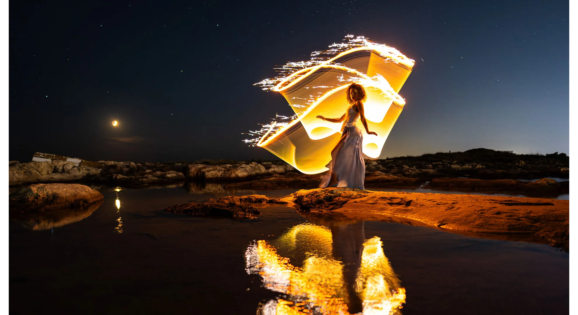 Light-painting fotografia