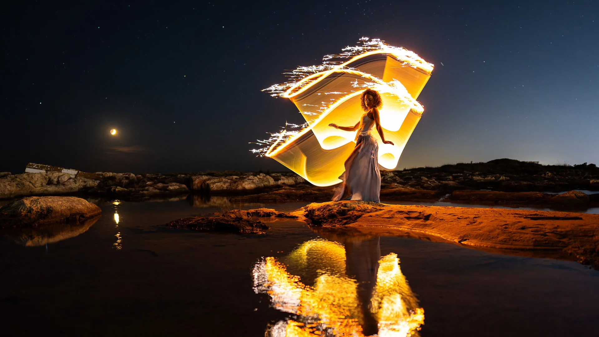 Light-painting fotografia