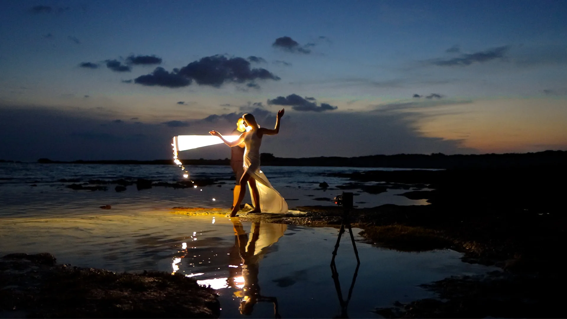 light-painting photo
