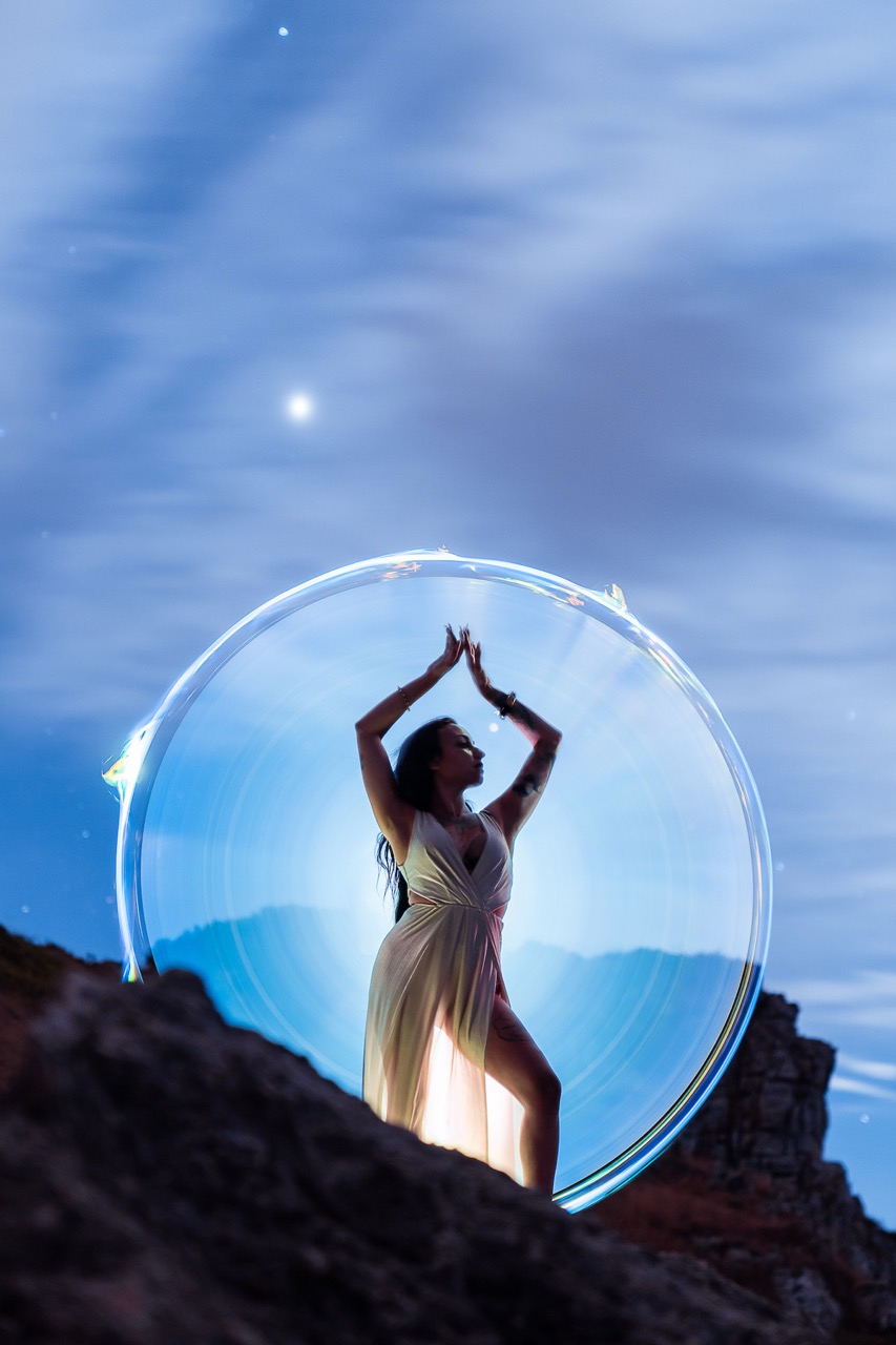 Light-painting and long exposure photography by Andrea Riezzo (2019) - light painting chiara 5772