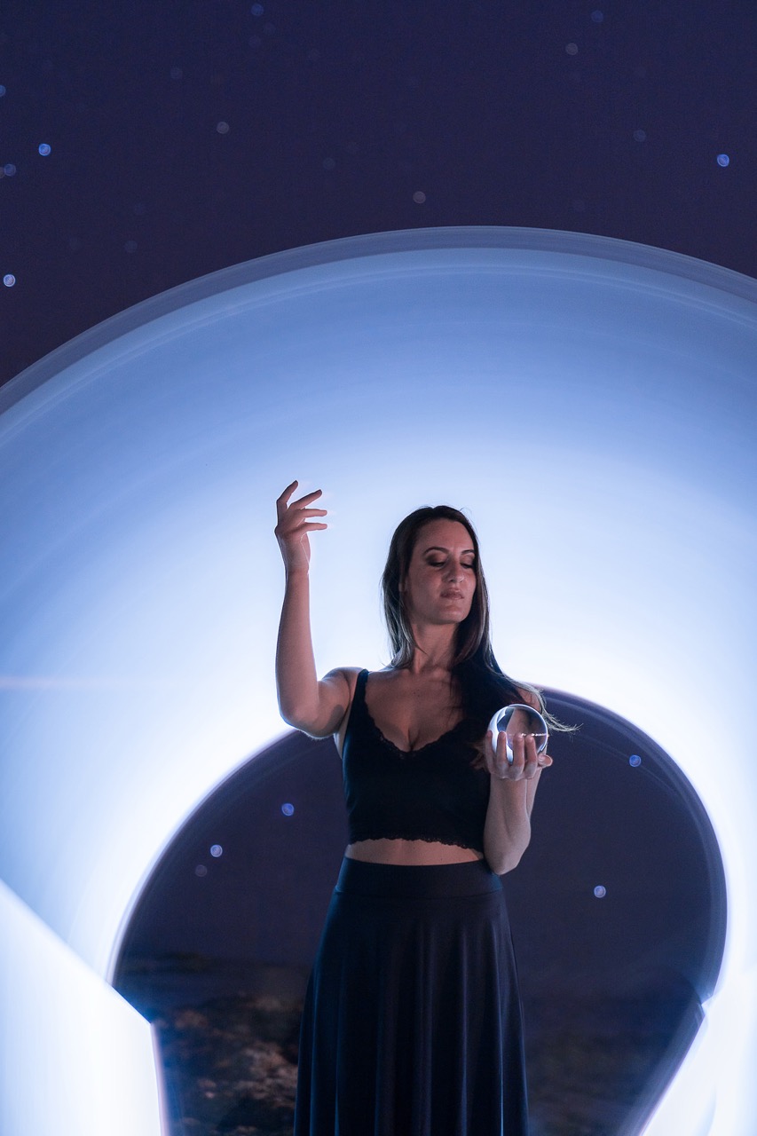 Light-painting and long exposure photography by Andrea Riezzo (2019) - light painting ilenia 8456