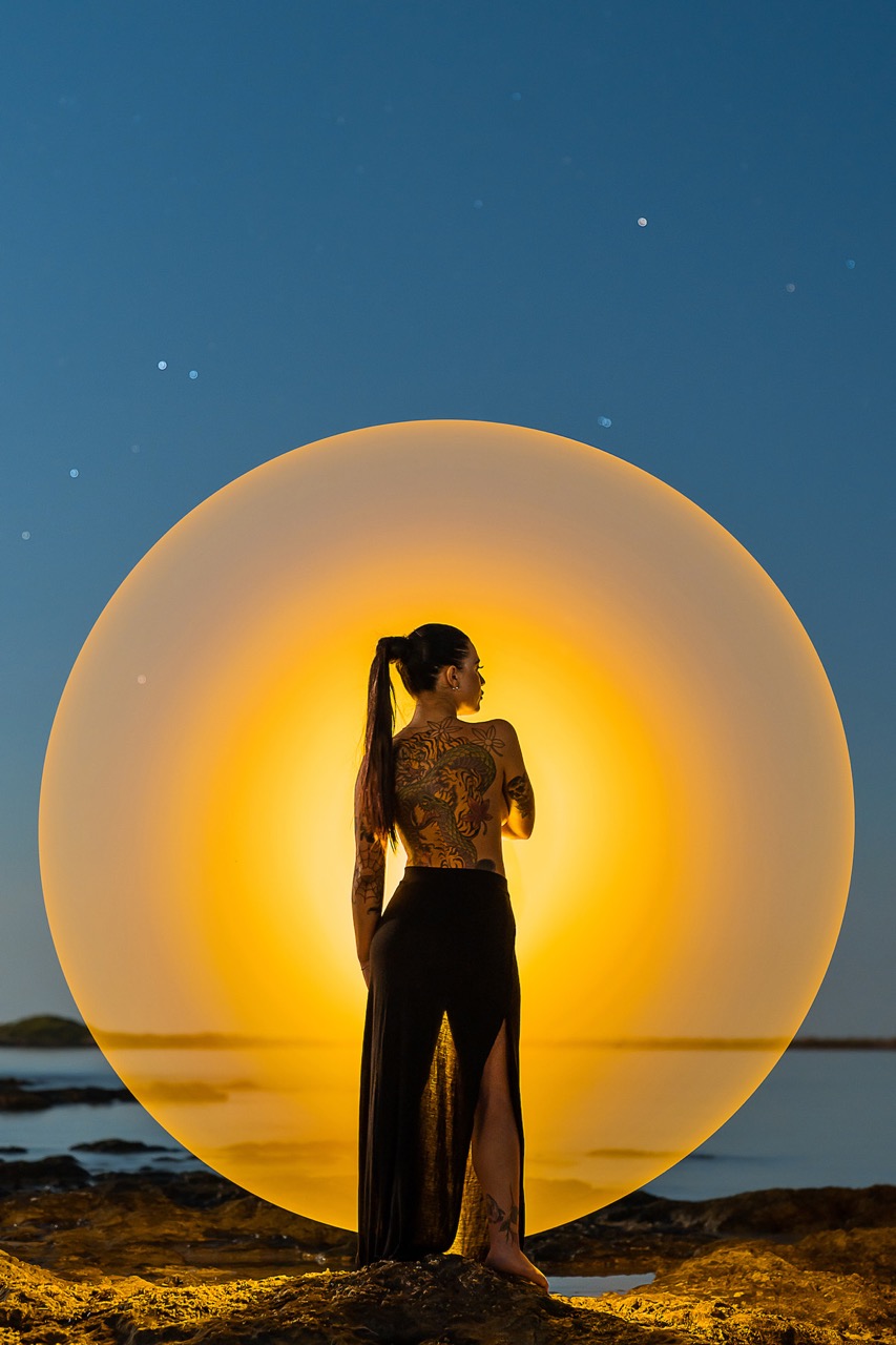 Light-painting and long exposure photography by Andrea Riezzo (2019) - light painting paola 6082 0301