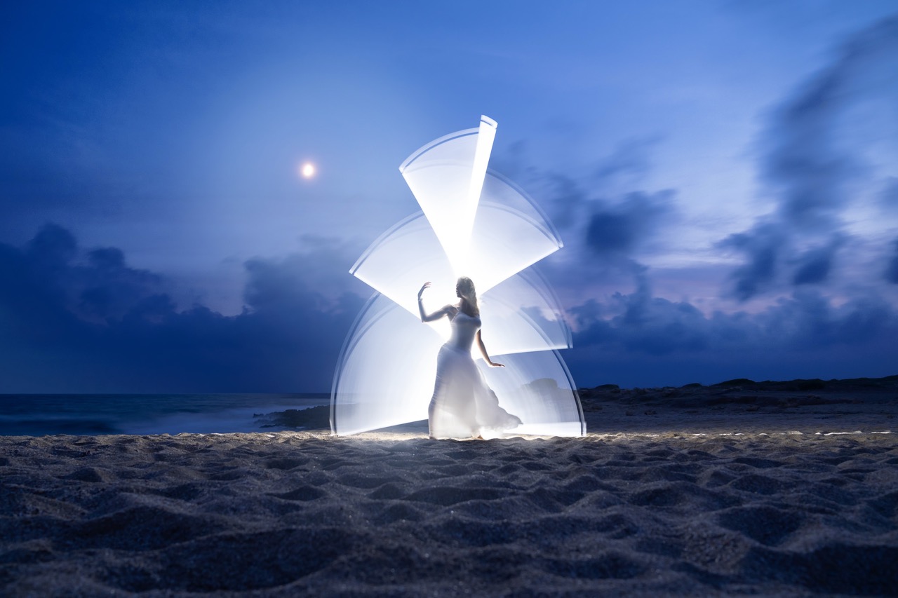 Light-painting and long exposure photography by Andrea Riezzo (2020) - light painting antonella 4615