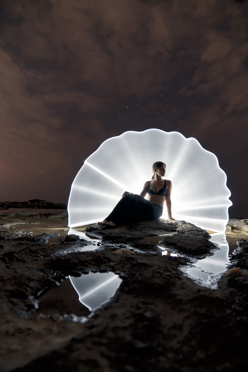 Light-painting and long exposure photography by Andrea Riezzo (2020) - light painting cristina 3112