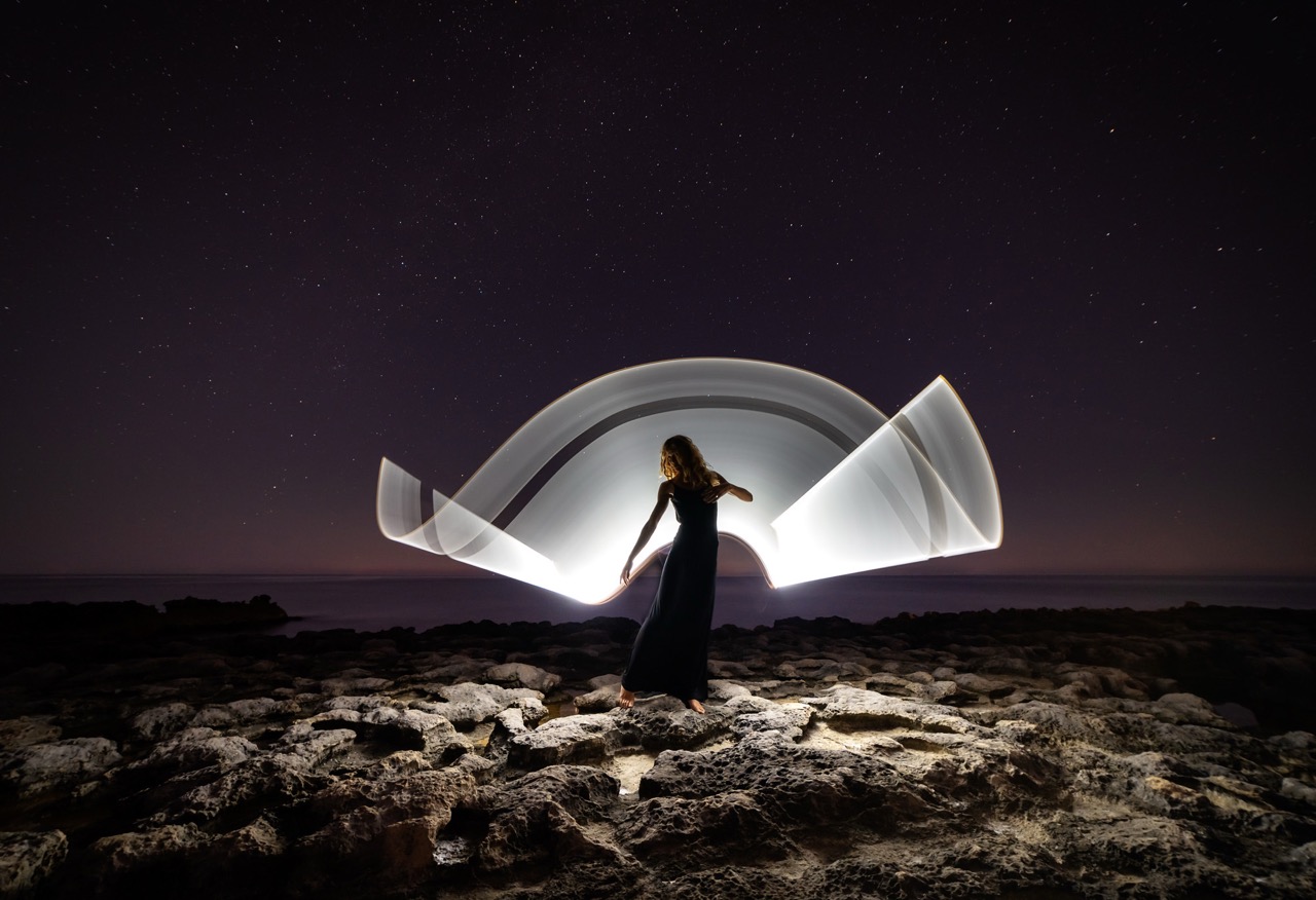 Light-painting and long exposure photography by Andrea Riezzo (2020) - light painting sublument 7000